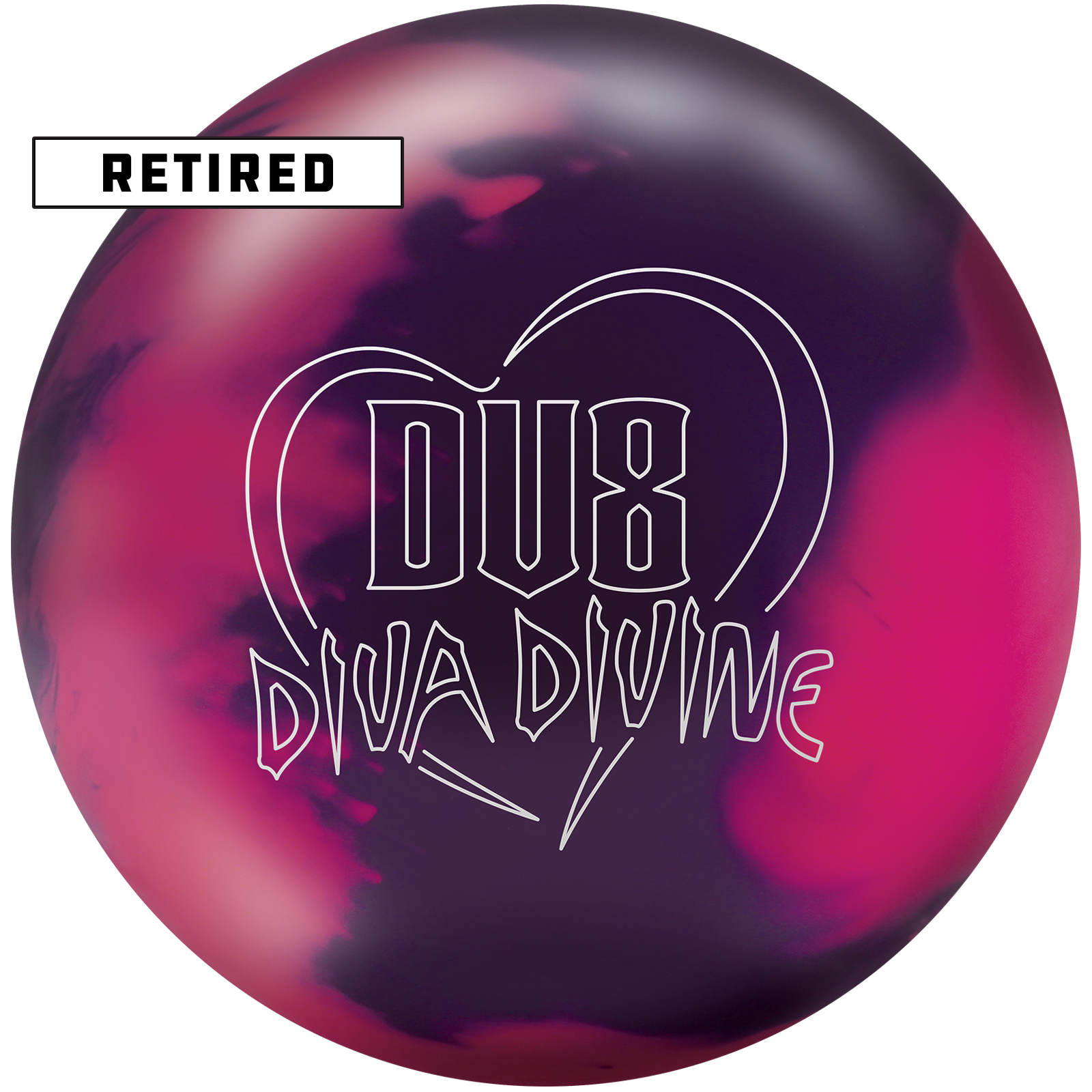 DV8 DIVA ボウリングボール ピンク/黒 DV8 Diva Bowling Balls FREE SHIPPING