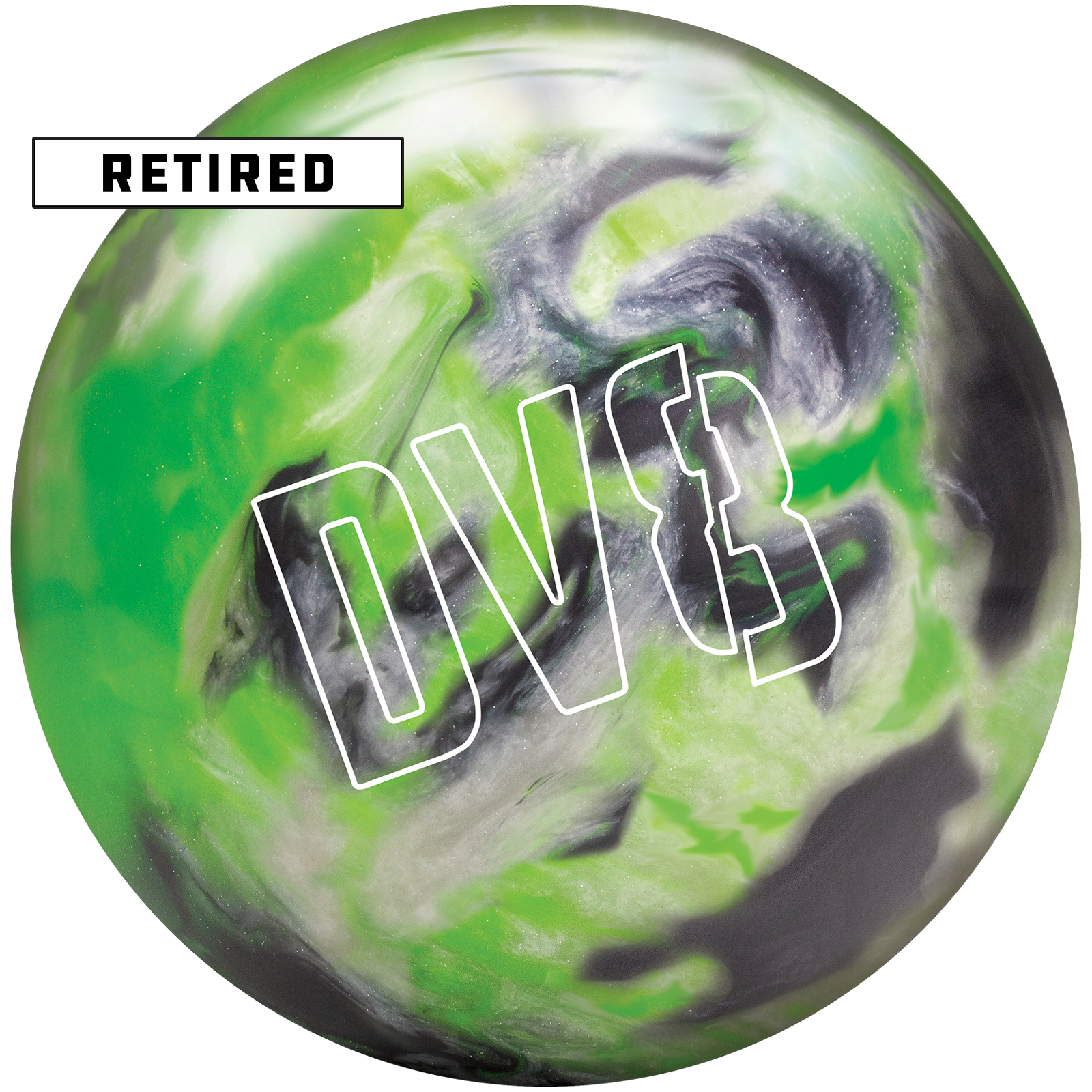 Lime Luster Spare | DV8 Bowling