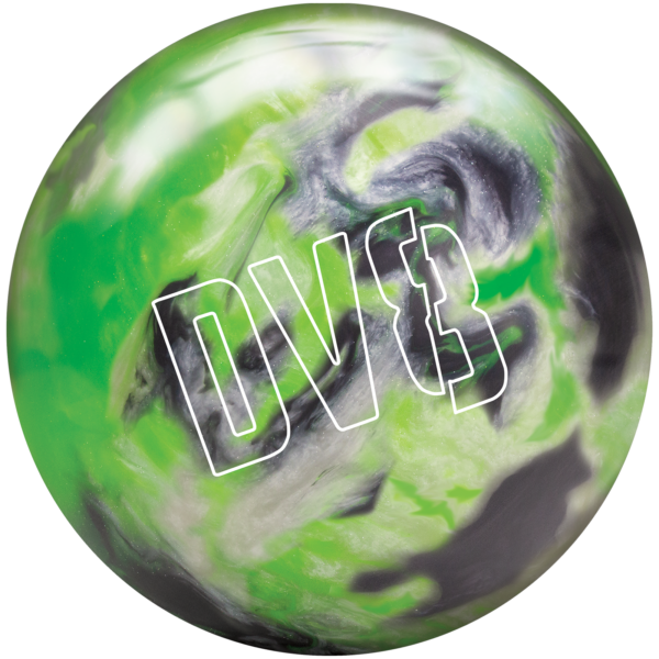 Image of Lime Luster Spare Ball with DV8 Logo.