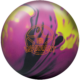 Warrant Solid Bowling Ball in Black, Magenta, and Yellow., for Warrant Solid (thumbnail 1)