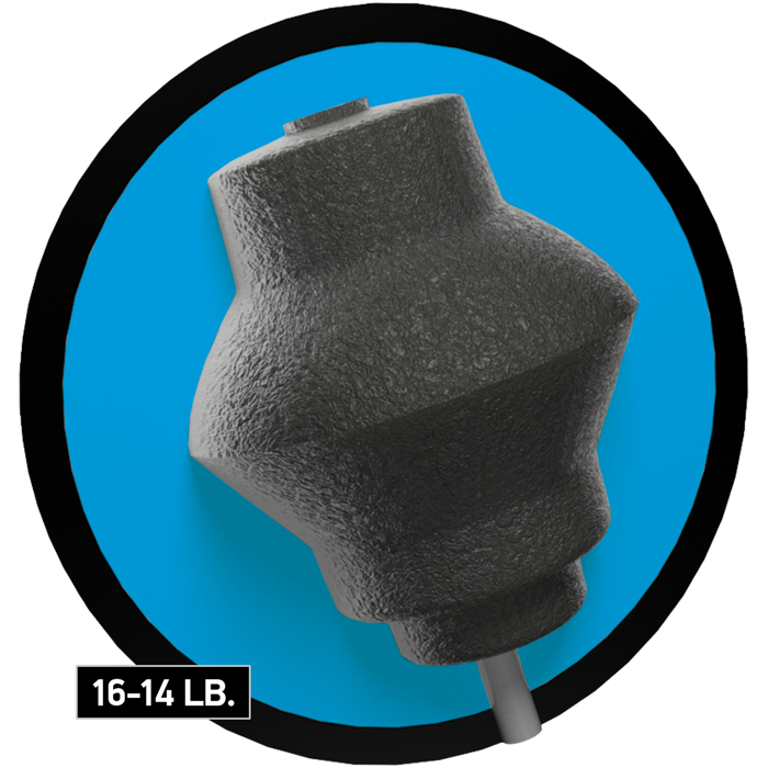 Verge Solid 16-14 lb Core with callout